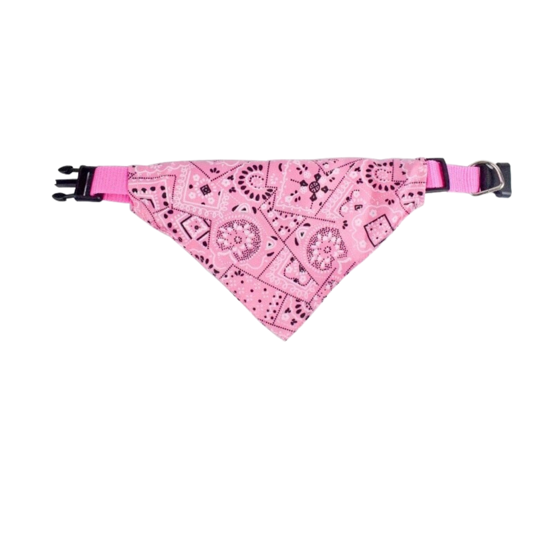 Pink Dog Bandana Scarf